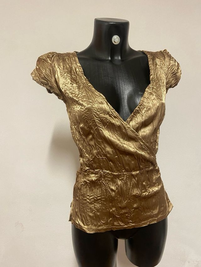 Top glam maniche corte Y2K coquette cottage glam