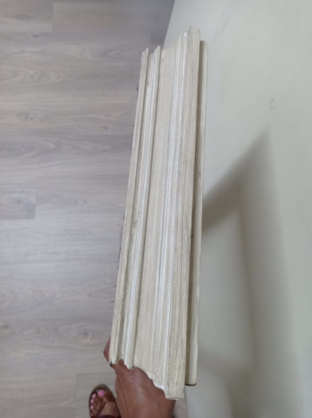 Marco rejilla blanco-gris