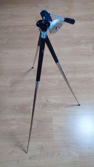 Trípode King vintage con estuche