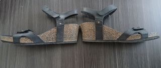 Sandalias Panama Jack negras