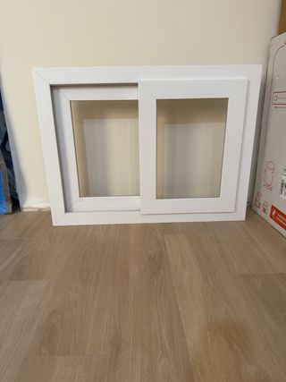 Ventana PVC blanca - 2 hojas