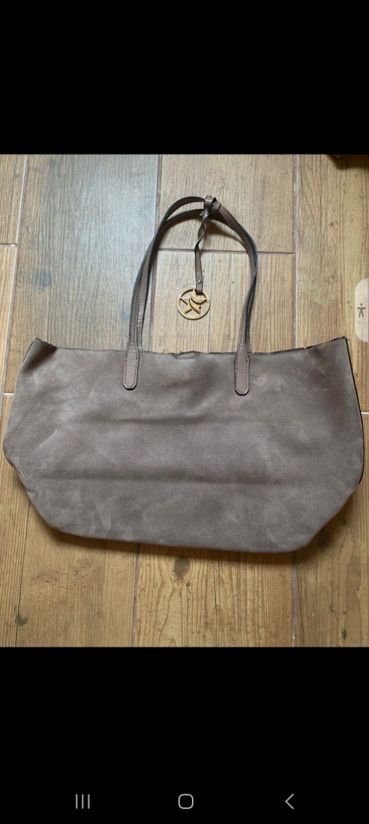 Bolso Tote Marrón Beige