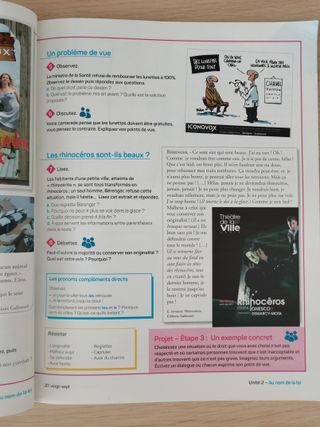 La classe niveau B1 élève - Anaya
