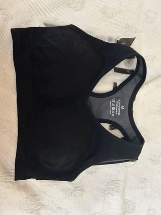 Sujetador deportivo negro de Shein