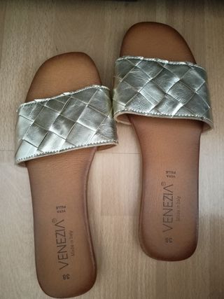 Ciabattine Venezia - Argento, 38