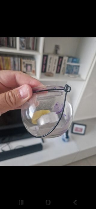 Portacandele in vetro 
