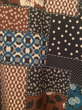 Blusa fantasia patchwork