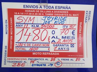 SYM Joyride 125 Evo - Scooter