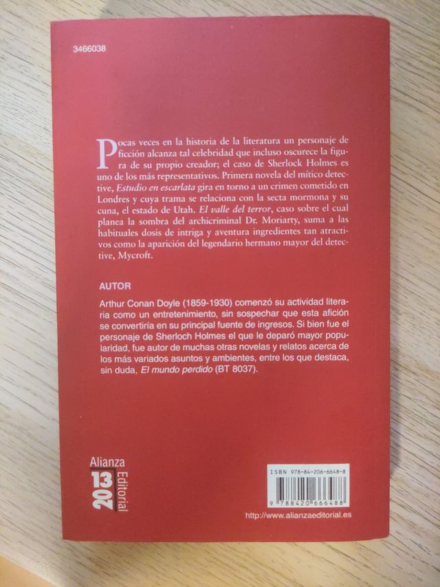 Sherlock Holmes. Novelas.