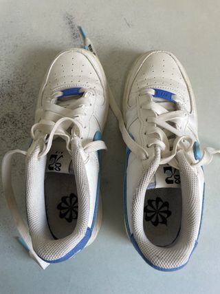 Nike Air Force 1 - Zapatillas blancas y azules