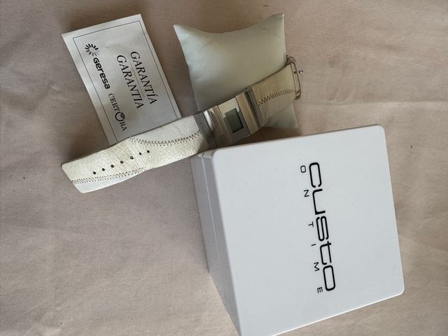 Reloj Custo Time blanco