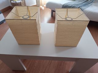2 Lámpara papel Ikea - Beige