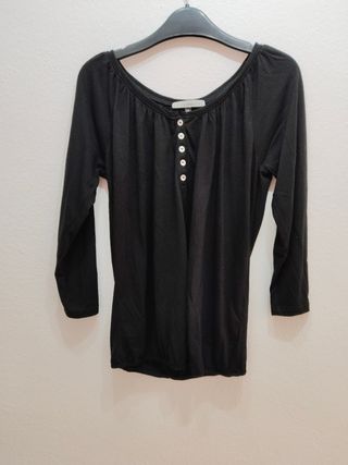 Camiseta Bershka negra - Talla S
