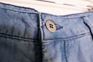 Shorts Benetton - Vaqueros azules