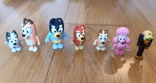 Casa Bluey + figuras + puzzles