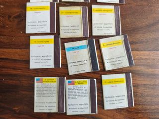 15 Cajas Cerillas Antiguas - Vehículos