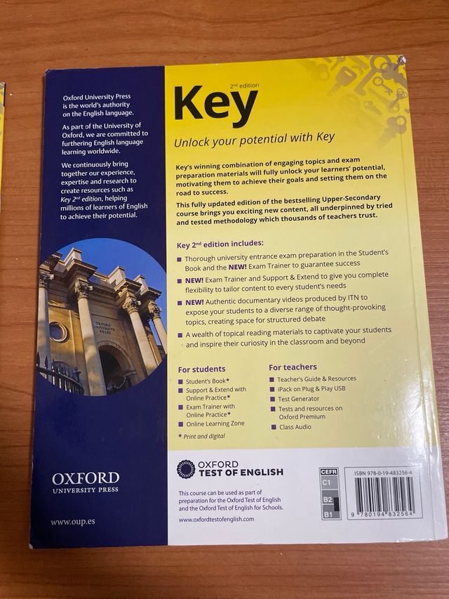 Key to Bachillerato 1. Student's Book. 2 Edition