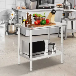60 x 90 x 80 cm Piano di Lavoro per Cucina Profess