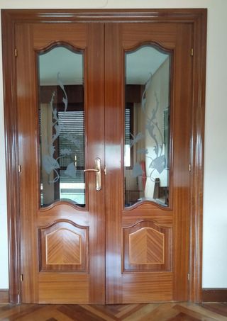 Puertas madera maciza - 10 unidades.