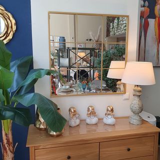 OFERTON! Espejo ventana forja industrial 90x90cm