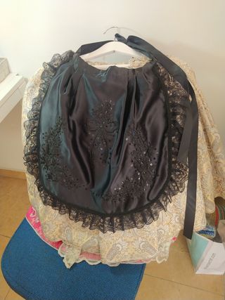 Vestido Fallera niña - Negro