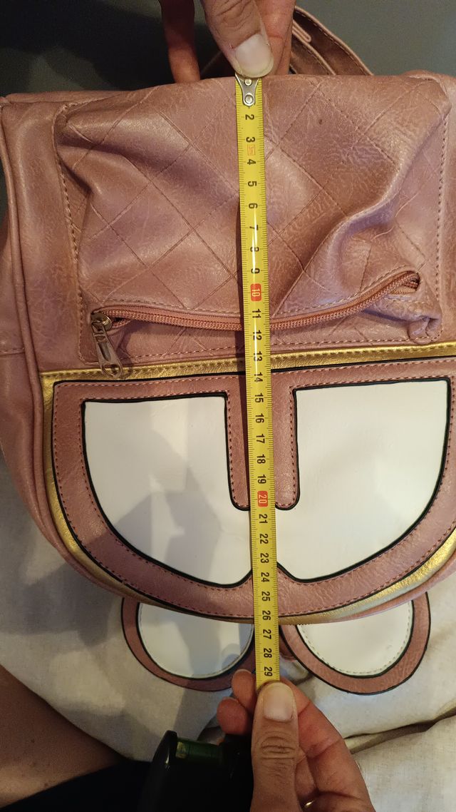 Mochila Minnie Mouse rosa y