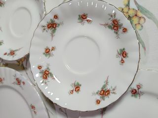 6 Platos Porcelana Inglesa Richmond Rose Time