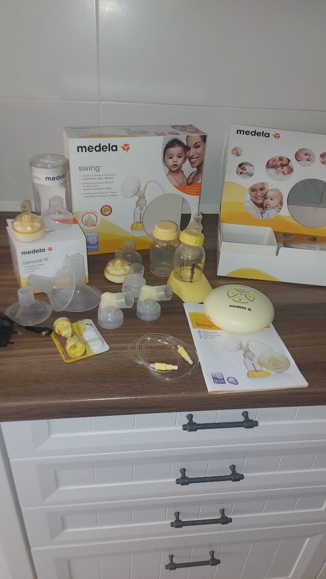 Sacaleches Medela Swing + accesorios