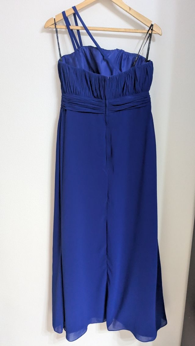 Vestido fiesta largo azul