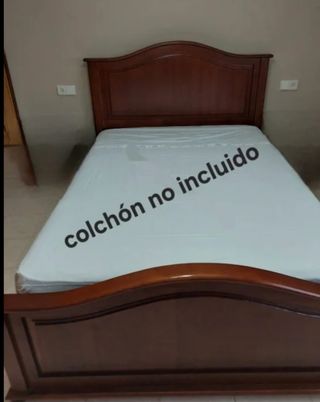 GANGA!!!Estructura de cama 135x190+somier+espejo