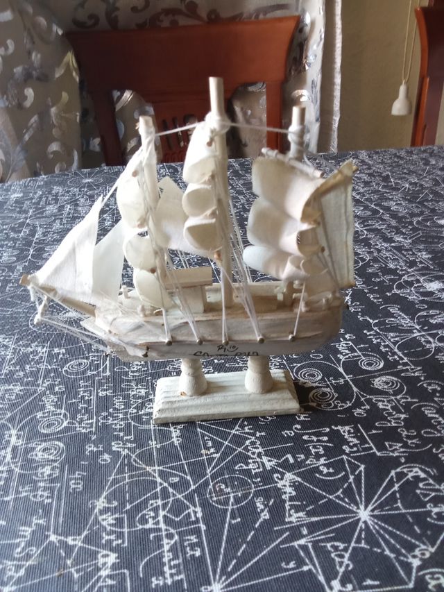 Maqueta Barco Vela Decoración