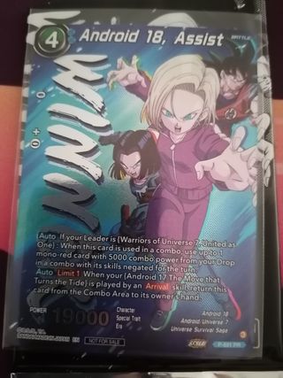 ANDROID 18, ASSIST - DB CARD GAME