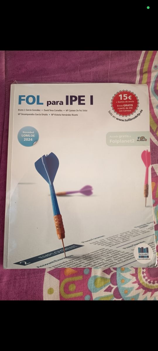 Libro de lectura para FP de FOL/ IPE I