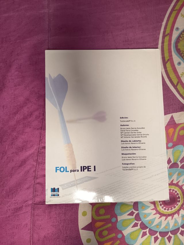 Libro de lectura para FP de FOL/ IPE I