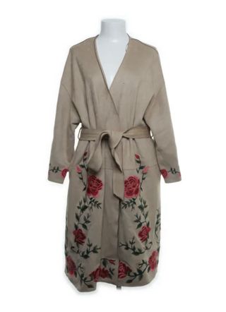 Abrigo Zara flores talla M