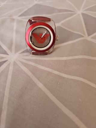 Reloj Emporio Armani mujer rojo