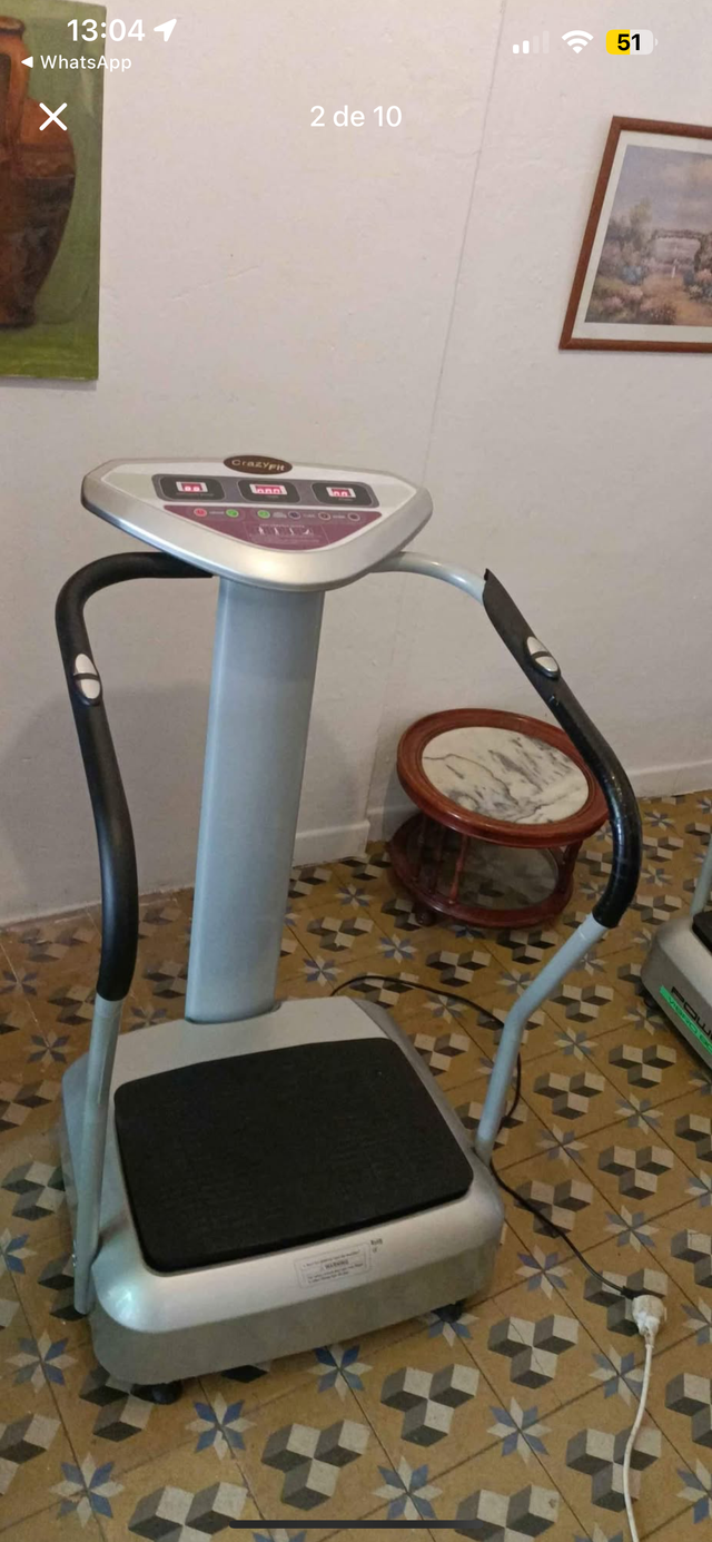 CrazyFit: Máquina vibración