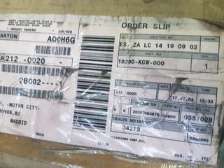 Escape Honda Spacy 125 nuevo