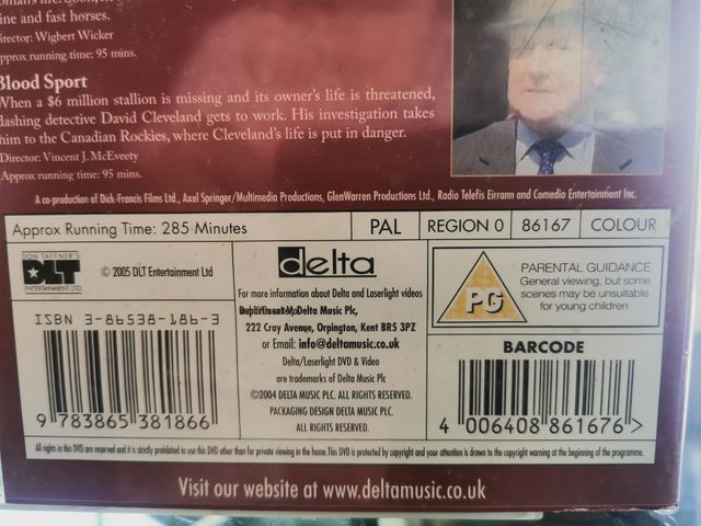 DVDs Dick Francis: Misterios