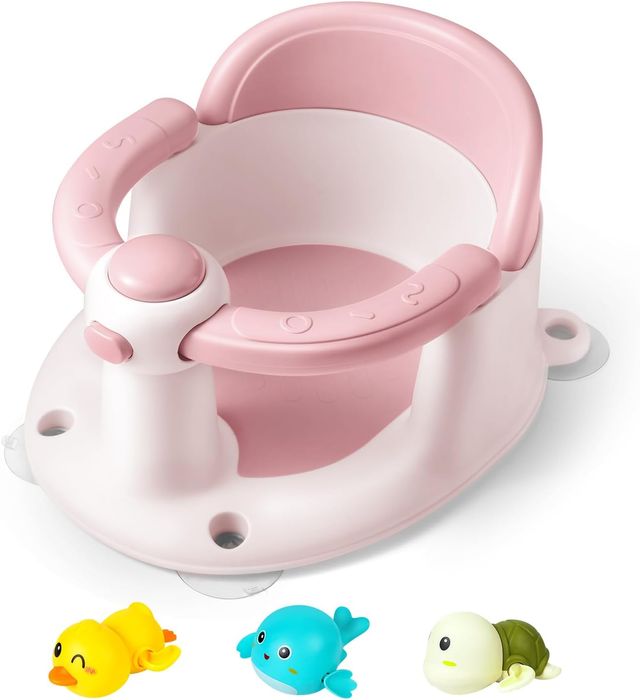 Asiento Baño Bebé - Rosa