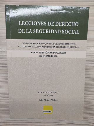 LECCIONES DE DERECHO DE LA SEGURIDAD SOCIAL - C...