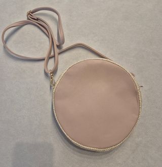 Bolso rafia verano rosa