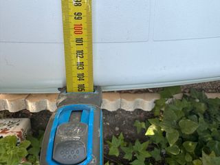 Mesa ovalada exterior blanca - plástico