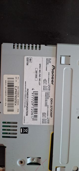 Autorradio Pioneer coche audio.