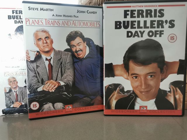 DVDs Ferris Bueller's Day Off + Planes, Trains & A