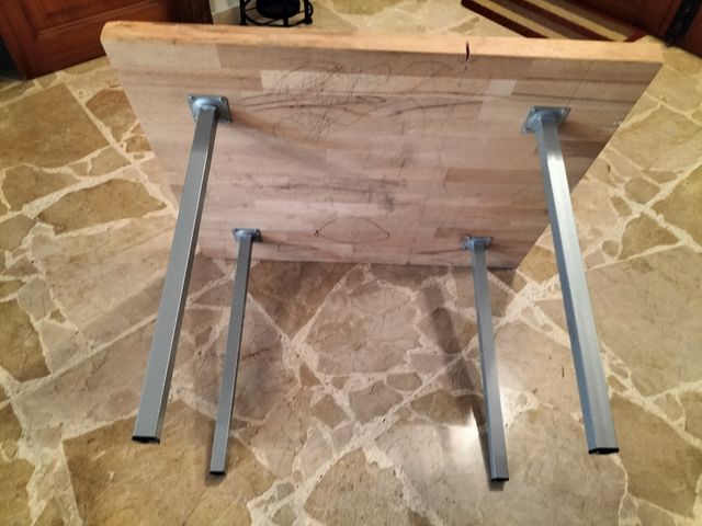 Mesa madera - Estilo industrial.