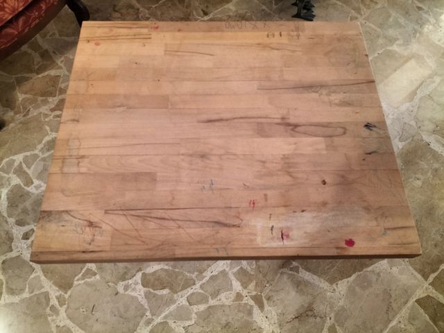 Mesa madera - Estilo industrial.