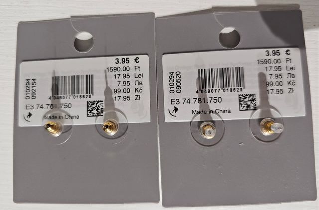 Pendientes Bijou Brigitte - bolas blancas