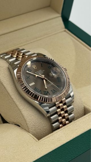Rolex Datejust 41mm Oro Rosa/Acero Wimbledon 2019