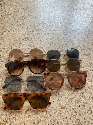 8 Gafas sol - varios estilos